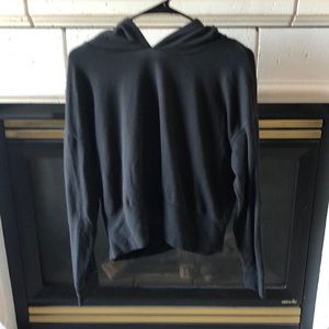 Offline OTT fleece black crop hoodie M